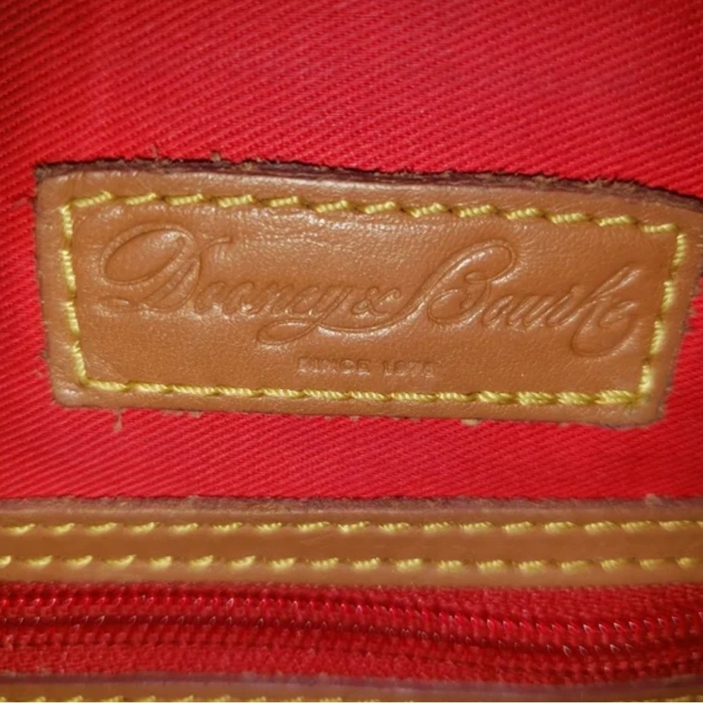Dooney & Bourke 1975 Signature Vanessa Satchel with matching Wallet - Picture 9 of 14